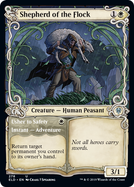 Shepherd of the Flock (Showcase) (Throne of Eldraine) Near Mint