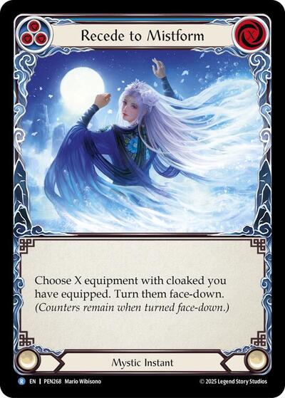 Recede To Mistform (Blue) (Compendium of Rathe) Near Mint