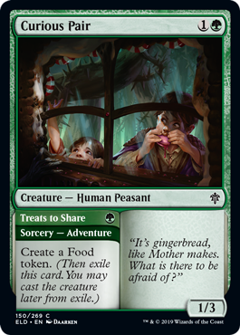 Curious Pair (Throne of Eldraine) Near Mint Foil