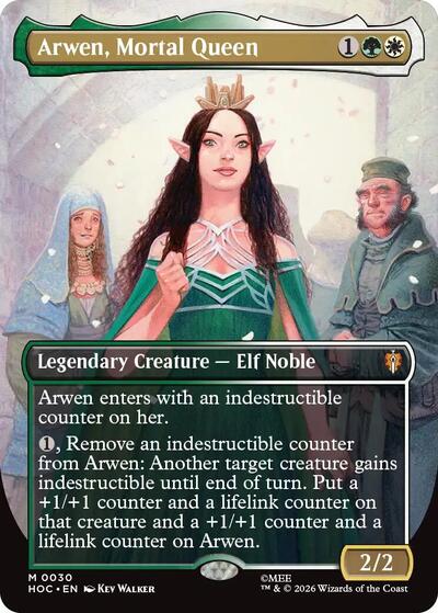Arwen, Mortal Queen (Borderless) (The Hobbit: Eternal-Legal) Near Mint Foil