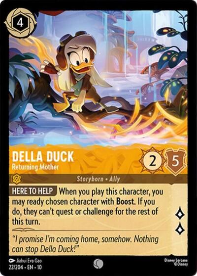 Della Duck - Returning Mother (Whispers in the Well) Near Mint Cold Foil