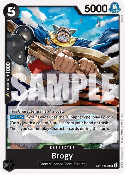 Brogy (The World's Strongest Warriors) Near Mint