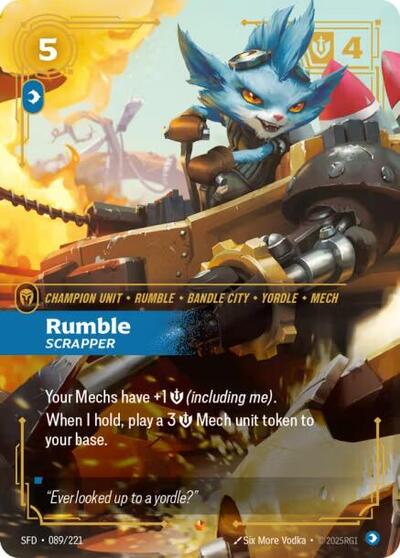 Rumble Scrapper (Spiritforged) Near Mint Foil