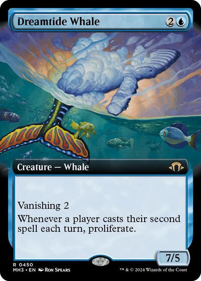 Dreamtide Whale (Extended Art) (Modern Horizons 3) Near Mint