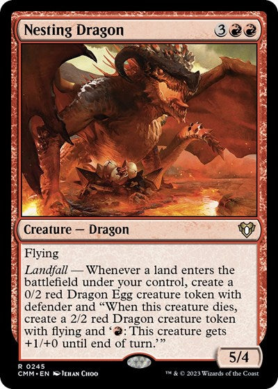 Nesting Dragon (Commander Masters) Near Mint