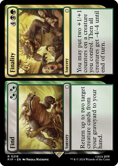 Find / Finality (Universes Beyond: Fallout) Near Mint