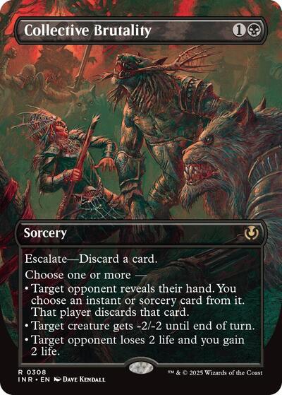 Collective Brutality (Borderless) (Innistrad Remastered) Near Mint