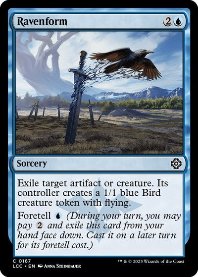 Ravenform (Commander: The Lost Caverns of Ixalan) Near Mint