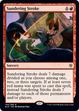 Sundering Stroke (Throne of Eldraine) Near Mint