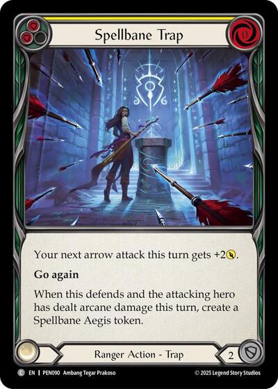 Spellbane Trap (Yellow) (Compendium of Rathe) Near Mint Foil