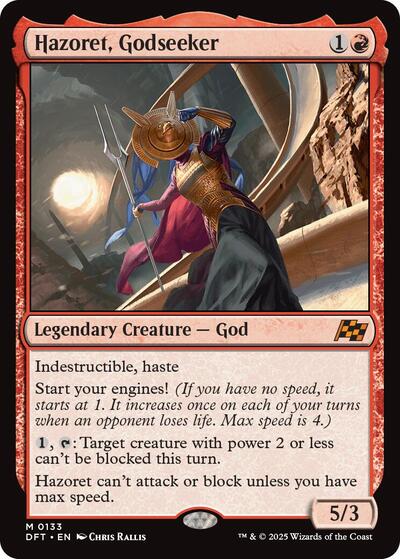 Hazoret, Godseeker (Aetherdrift) Near Mint