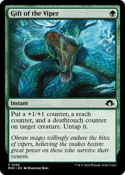 Gift of the Viper (Modern Horizons 3) Near Mint Foil