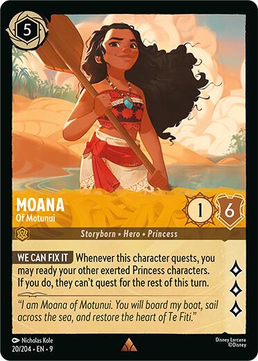 Moana - Of Motunui (Fabled) Near Mint Cold Foil