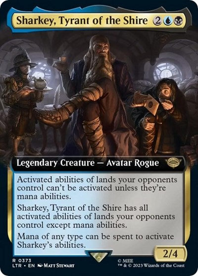 Sharkey, Tyrant of the Shire (Extended Art) (Universes Beyond: The Lord of the Rings: Tales of Middle-earth) Near Mint