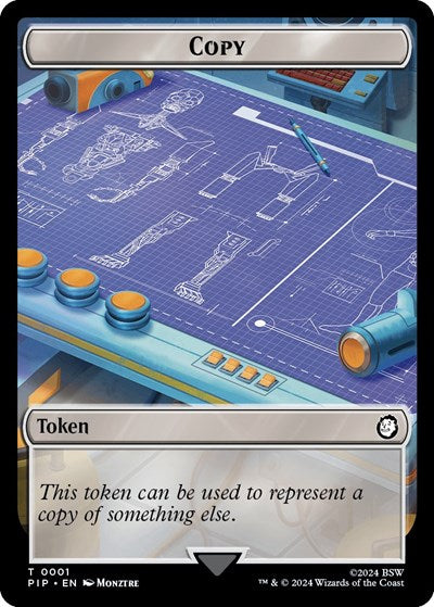 Copy / Human Soldier Double-Sided Token (Universes Beyond: Fallout) Near Mint