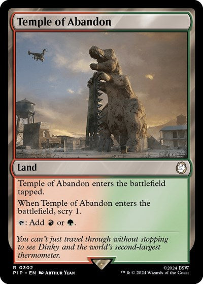 Temple of Abandon (Universes Beyond: Fallout) Near Mint