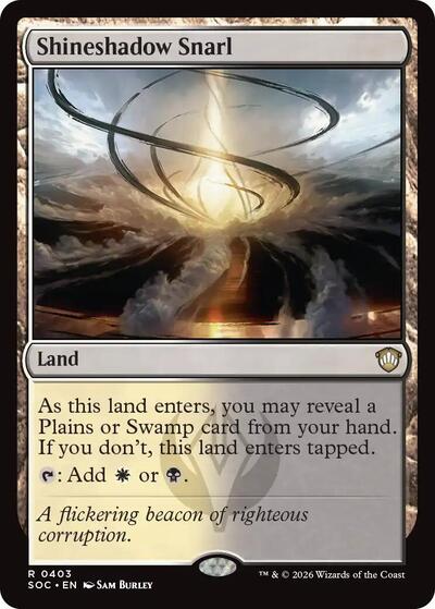 Shineshadow Snarl (Commander: Secrets of Strixhaven) Near Mint