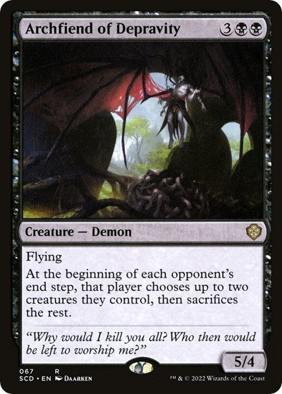 Archfiend of Depravity (Commander 2022 Starter Decks) Near Mint