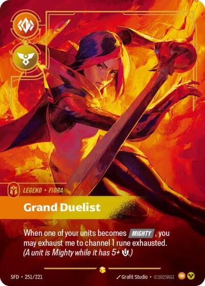 Fiora Grand Duelist (Overnumbered) (Spiritforged) Near Mint Foil