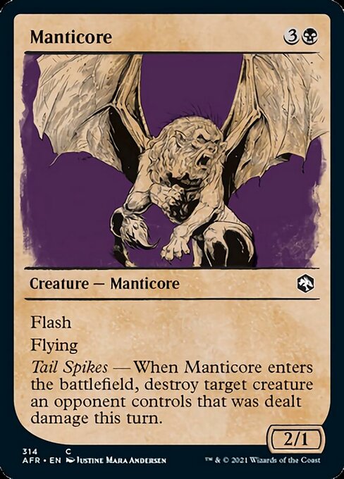 Manticore (Showcase) (Adventures in the Forgotten Realms) Near Mint