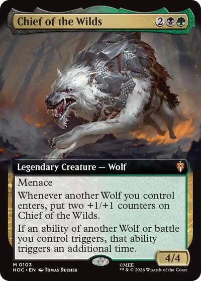 Chief of the Wilds (Extended Art) (The Hobbit: Eternal-Legal) Near Mint Foil