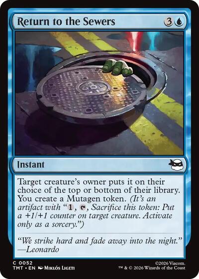 Return to the Sewers (Teenage Mutant Ninja Turtles) Near Mint