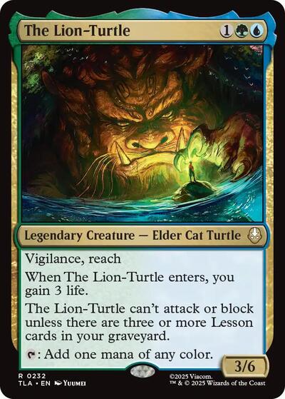 The Lion-Turtle (Avatar: The Last Airbender) Near Mint Foil