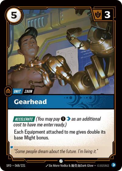Gearhead (Spiritforged) Near Mint Foil