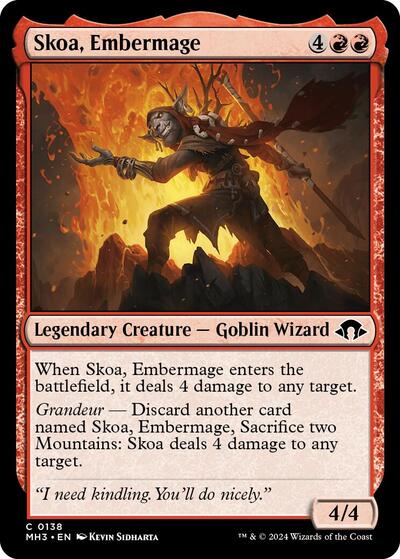 Skoa, Embermage (Modern Horizons 3) Near Mint Foil