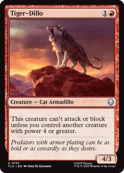 Tiger-Dillo (Avatar: The Last Airbender) Near Mint Foil