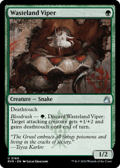 Wasteland Viper (Ravnica Remastered) Near Mint Foil