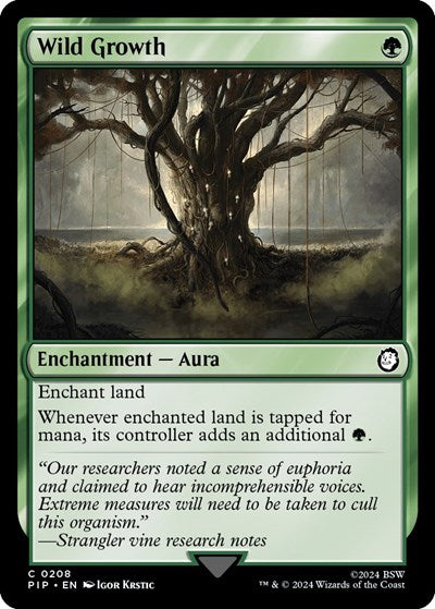Wild Growth (Universes Beyond: Fallout) Near Mint Foil