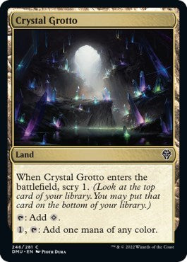 Crystal Grotto (Dominaria United) Near Mint Foil