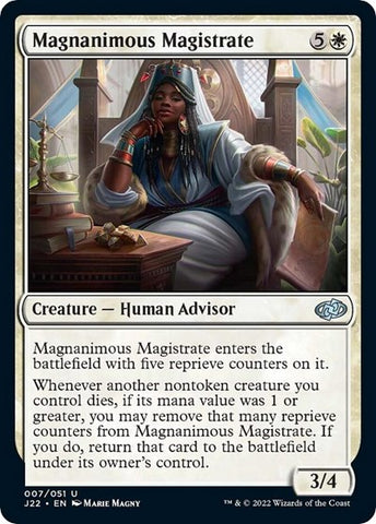 Magnanimous Magistrate (Jumpstart 2022) Near Mint
