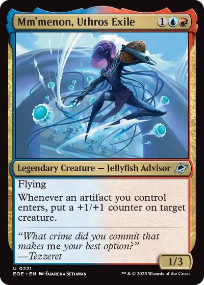 Mm'menon, Uthros Exile (Edge of Eternities) Near Mint Foil