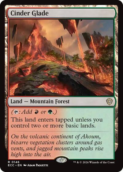 Cinder Glade (Commander: Lorwyn Eclipsed) Near Mint