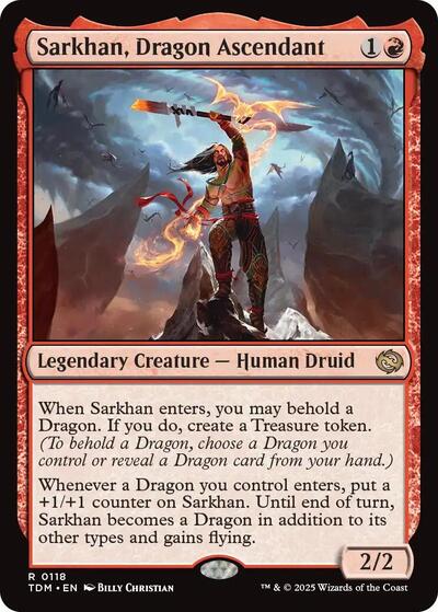 Sarkhan, Dragon Ascendant (Tarkir: Dragonstorm) Near Mint
