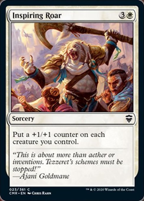 Inspiring Roar (Commander Legends) Near Mint Foil