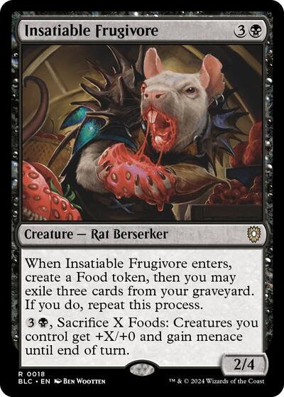 Insatiable Frugivore (Commander: Bloomburrow) Near Mint