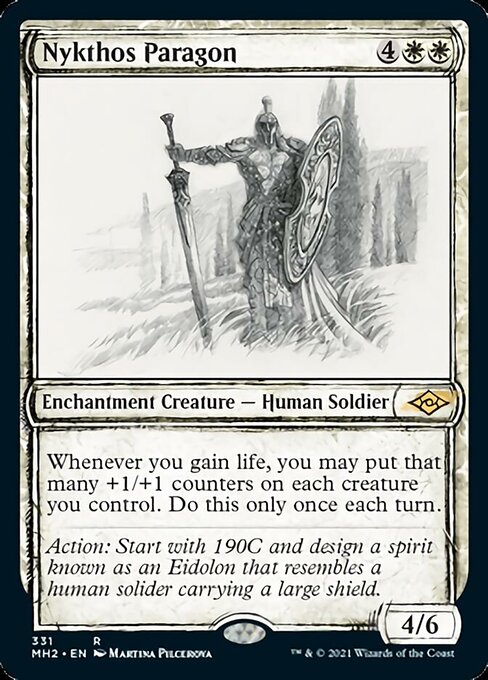 Nykthos Paragon (Showcase) (Modern Horizons 2) Near Mint Foil