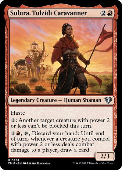 Subira, Tulzidi Caravanner (Commander Masters) Near Mint Foil
