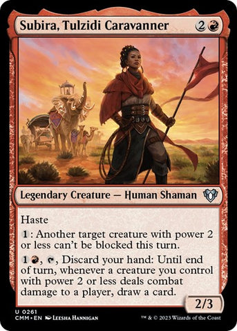 Subira, Tulzidi Caravanner (Commander Masters) Near Mint Foil