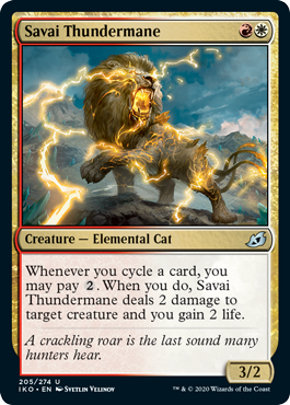 Savai Thundermane (Ikoria: Lair of Behemoths) Near Mint Foil