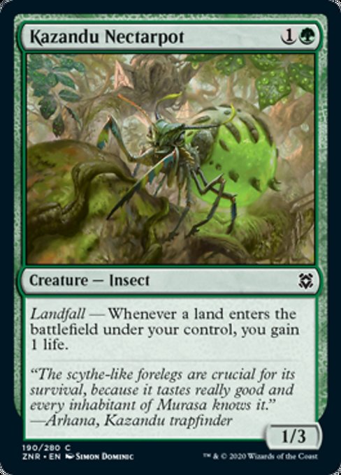 Kazandu Nectarpot (Zendikar Rising) Near Mint Foil