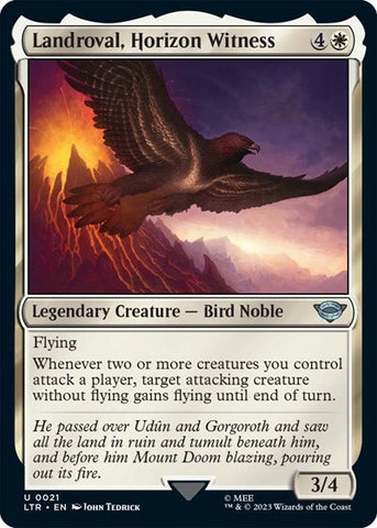 Landroval, Horizon Witness (Universes Beyond: The Lord of the Rings: Tales of Middle-earth) Near Mint Foil