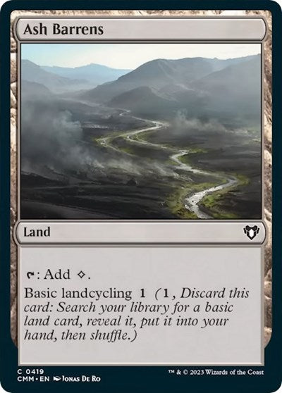 Ash Barrens (Commander Masters) Near Mint Foil
