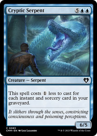 Cryptic Serpent (Commander Masters) Near Mint