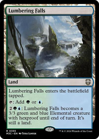 Lumbering Falls (Commander: Modern Horizons 3) Near Mint