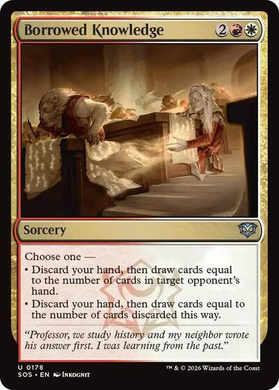 Borrowed Knowledge (Secrets of Strixhaven) Near Mint Foil