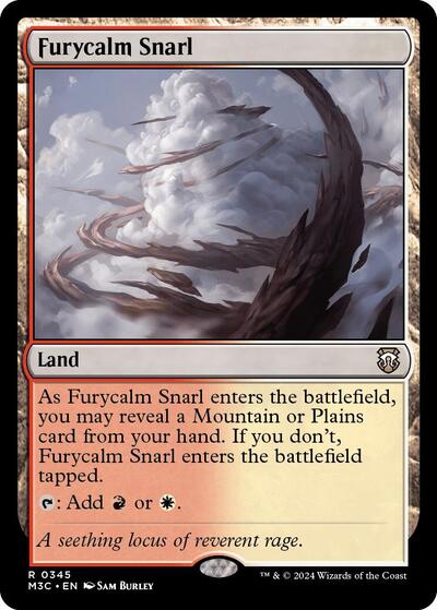Furycalm Snarl (Commander: Modern Horizons 3) Near Mint